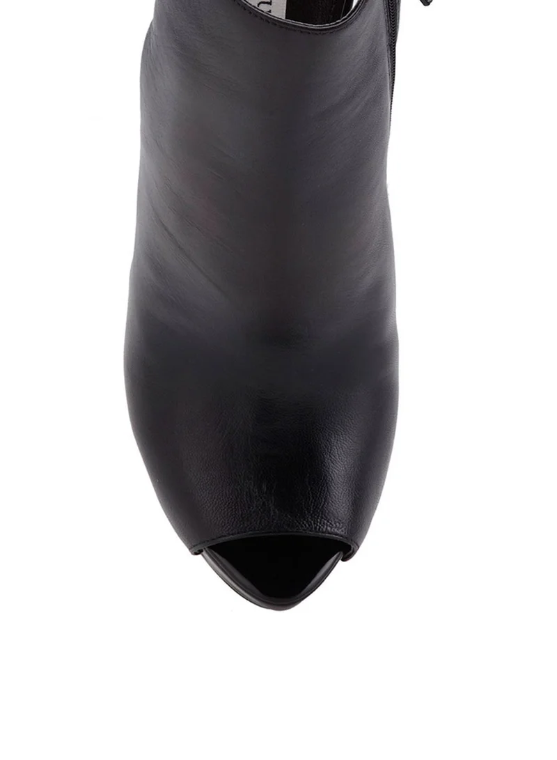 GUESS Open Back Peep Toe Booties