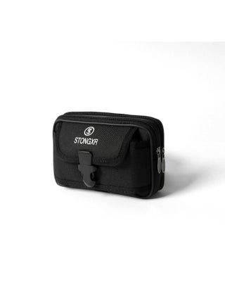 Mobile Phone Bag Men's Wear Belt Work Site Hanging Bag Waist Bag Multi-functional 7-inch Mobile Phone Case For Middle-aged And Elderly-Color:Black Horizontal Three-layer 18*10*4cm - pzsku/Z3FF1549BBEFE157488C2Z/45/1746230437/d61350b0-c83e-48ab-9cee-67320e13f12f