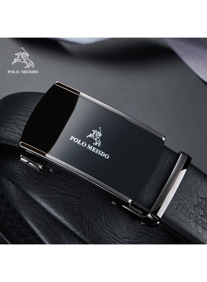 Polomeisdo Paul Meisite Men's Leather Belt With Automatic Buckle, Gift Box, Jd Self-operated, Qixi Valentine's Day Gift For Boyfriend Or Husband - Image 1