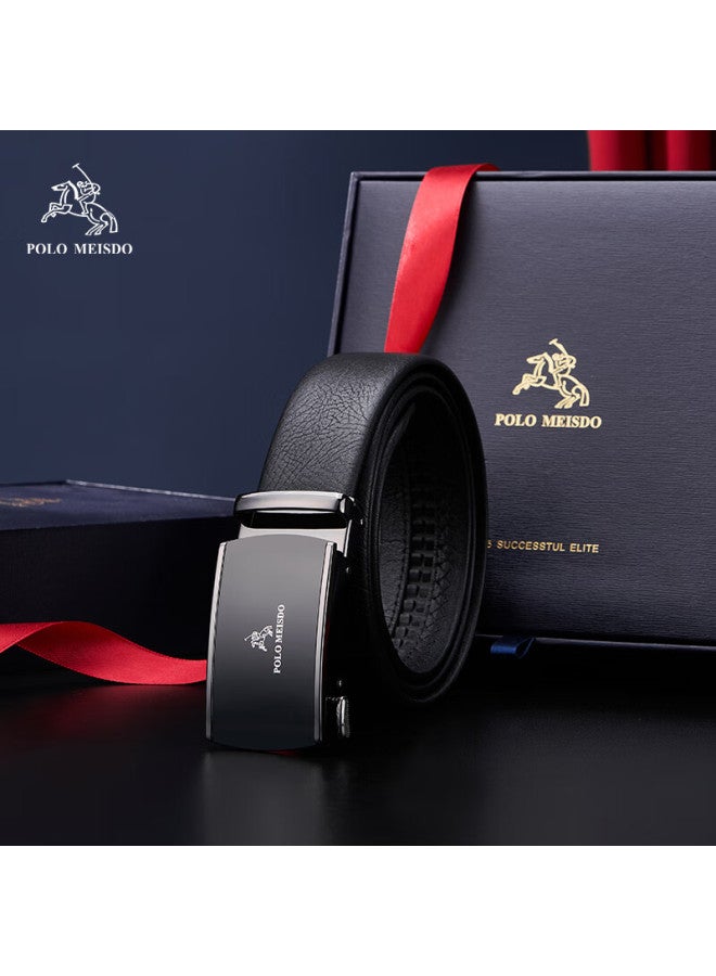 Polomeisdo Paul Meisite Men's Leather Belt With Automatic Buckle, Gift Box, Jd Self-operated, Qixi Valentine's Day Gift For Boyfriend Or Husband - Image 3