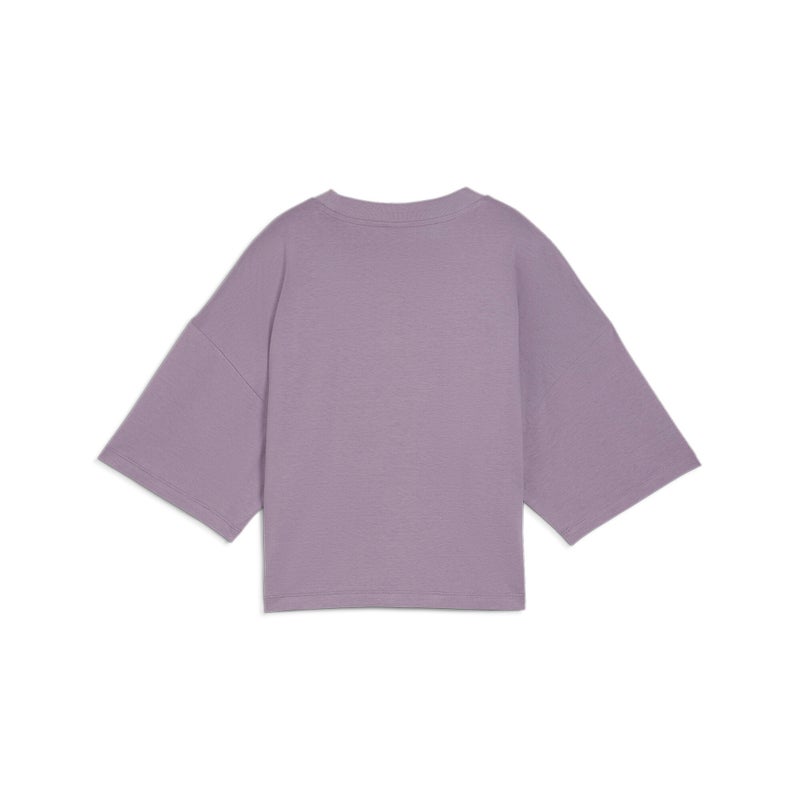 PUMA Better Classics Oversized Tee Pale Plum - Image 4