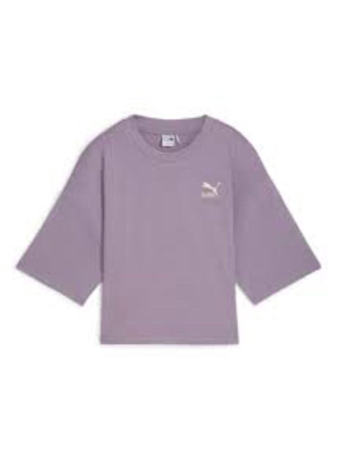 PUMA Better Classics Oversized Tee Pale Plum - Image 3