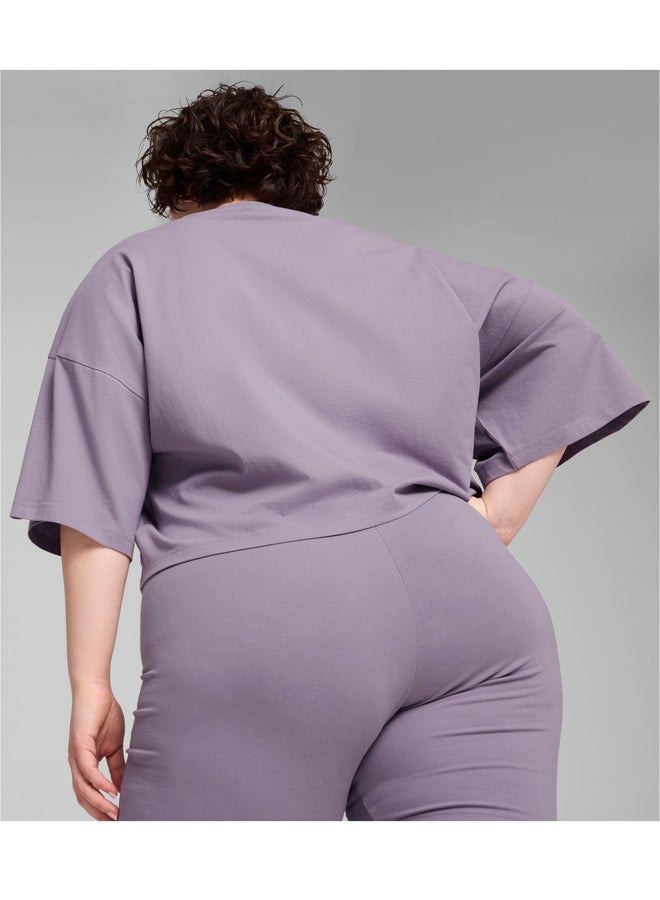 PUMA Better Classics Oversized Tee Pale Plum  - Image 1