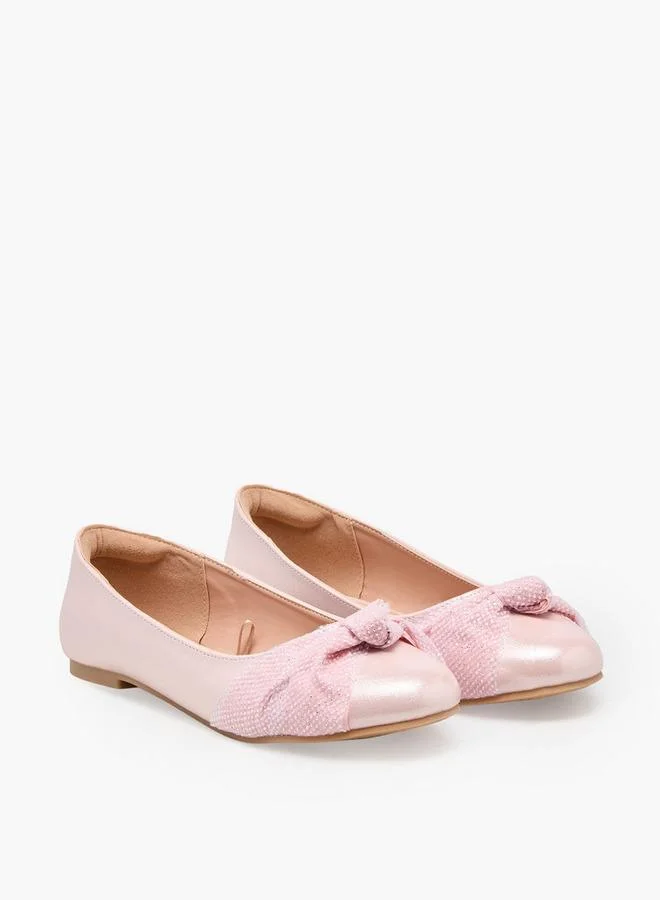 ليتل ميسي Girls Slip-On Ballerina Shoes