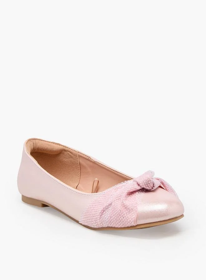 ليتل ميسي Girls Slip-On Ballerina Shoes