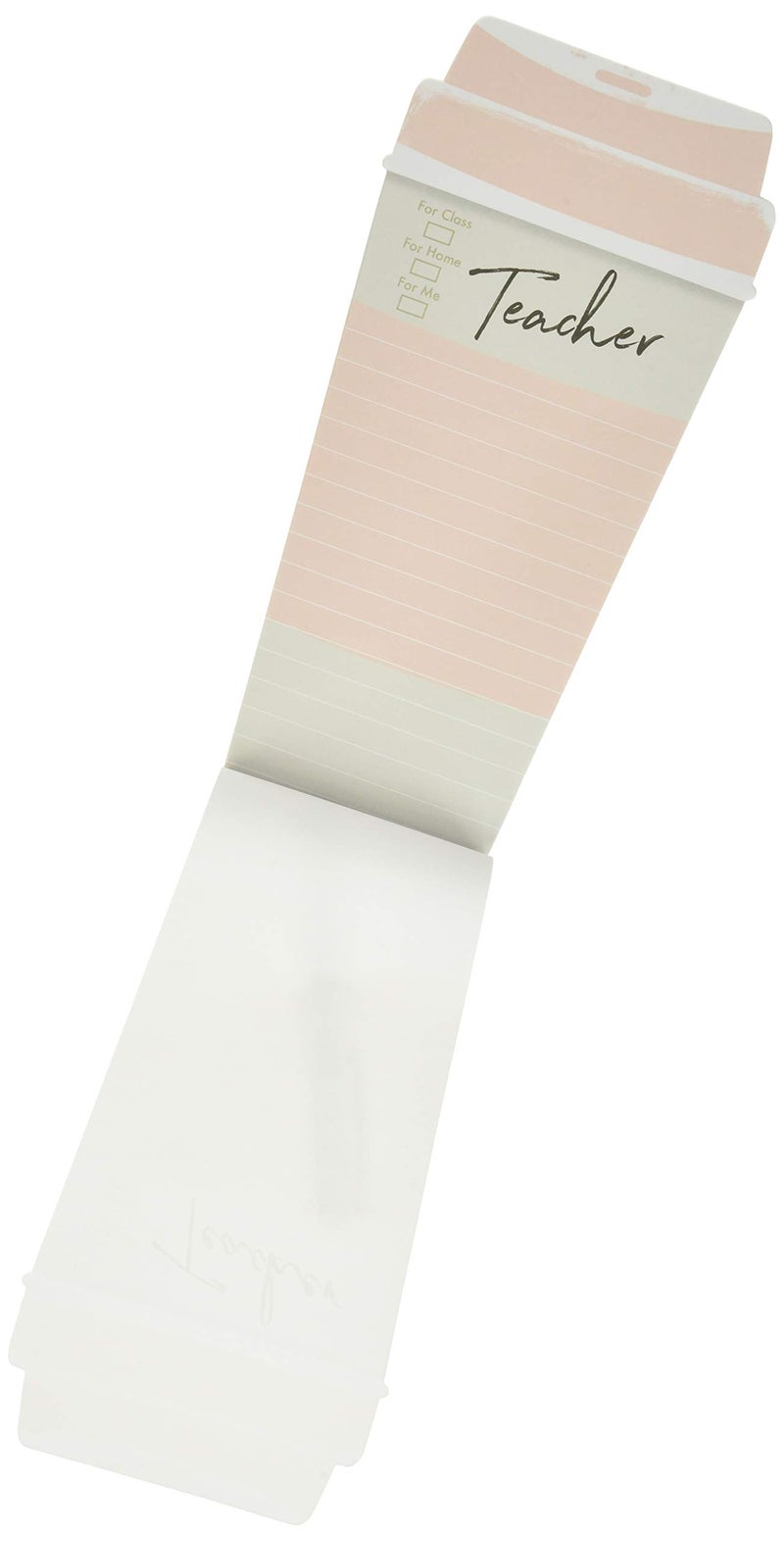 Lady Jayne Teacher Coffee Cup Notepad with Pen, 4" x 8" - Image 2