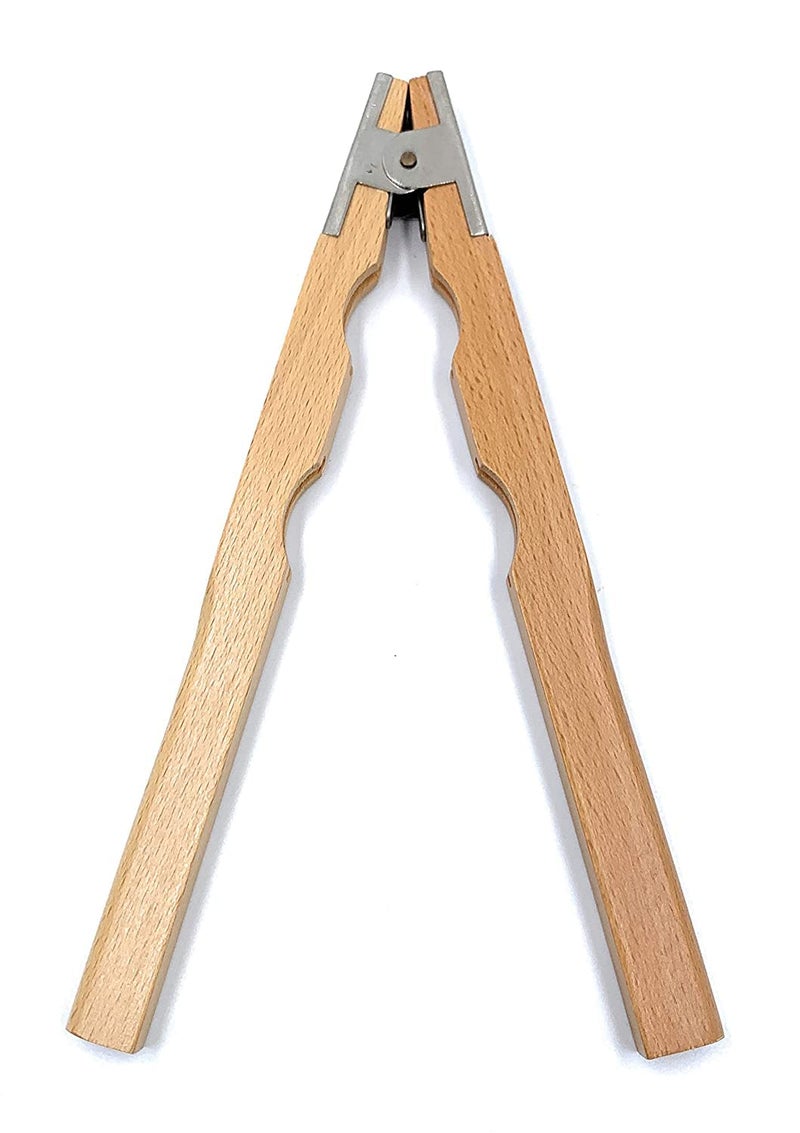 Ceznek Ceznek Wooden Ring Holding Plier with Spring Grip 8 NonMarring for Inside Polishing Buffing of Rings for Jewellery Making Hobby Crafts DIY  - Image 1