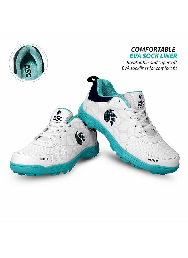 DSC Mens Belter Cricket Shoes Sea Green Cricket Footwear - 2 UK  - Image 2