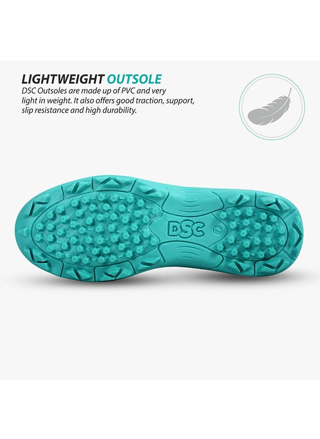 DSC Mens Belter Cricket Shoes Sea Green Cricket Footwear - 2 UK  - Image 3