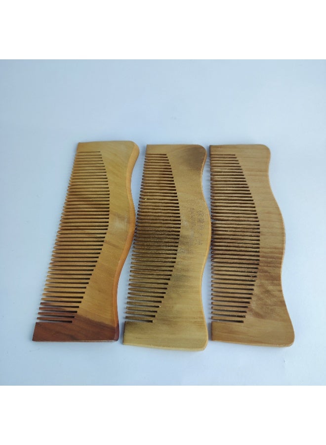 Set of 3 High-Quality Wooden Combs – Protects Hair & Reduces Split Ends - Image 4