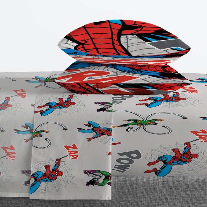 Marvel Spiderman Spidey VS 7 Piece Queen Size Bed Set - Includes Comforter & Sheet Set Bedding - Super Soft Fade Resistant Microfiber (Official Product) - Image 4
