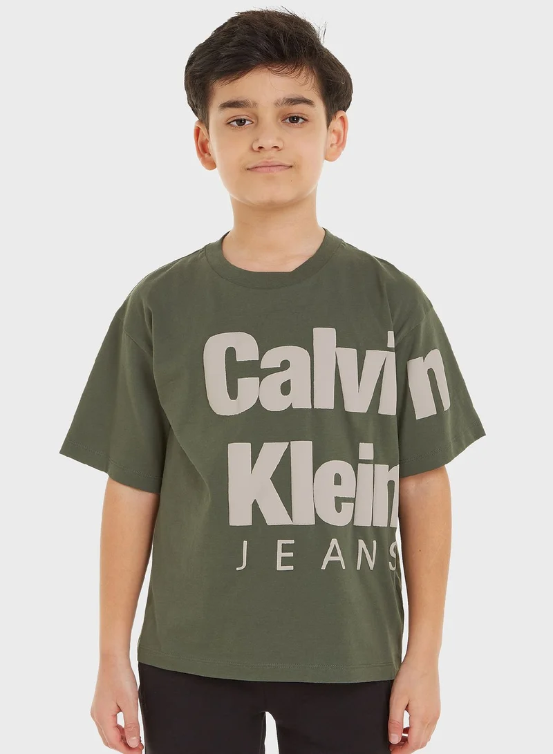 Calvin Klein Jeans Kids Crew Neck T-Shirt