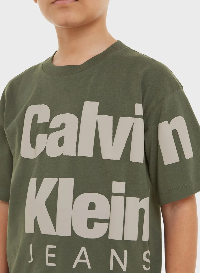 Calvin Klein Jeans Kids Crew Neck T-Shirt