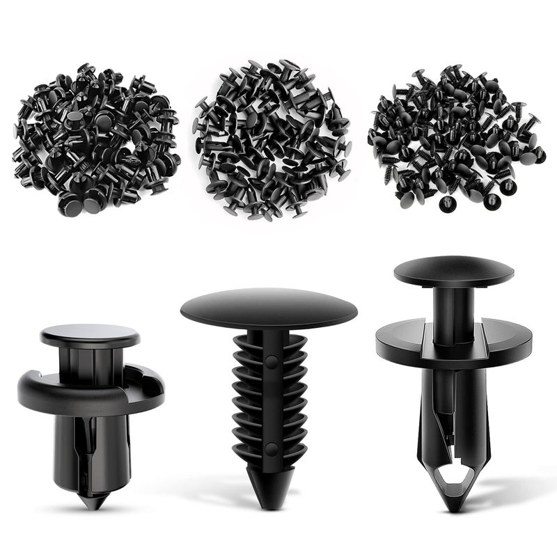 Nilight 100PCS Car Retainer Clips 7mm 8mm 10mm Nylon Push Expansion Screws Replacement Kit,Bumper Fastener Rivet Clips for Honda,Acura, GM,Ford,Chrysler 2 Years Warranty - Image 1