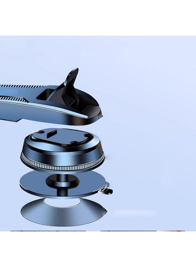 Car Phone Holder 9" Screen Fixed Clip Cell Phone Mount Auto Lock Hands-Free 360 Degree Rotation Dash Phone Holder Stand for All Phones - Image 4