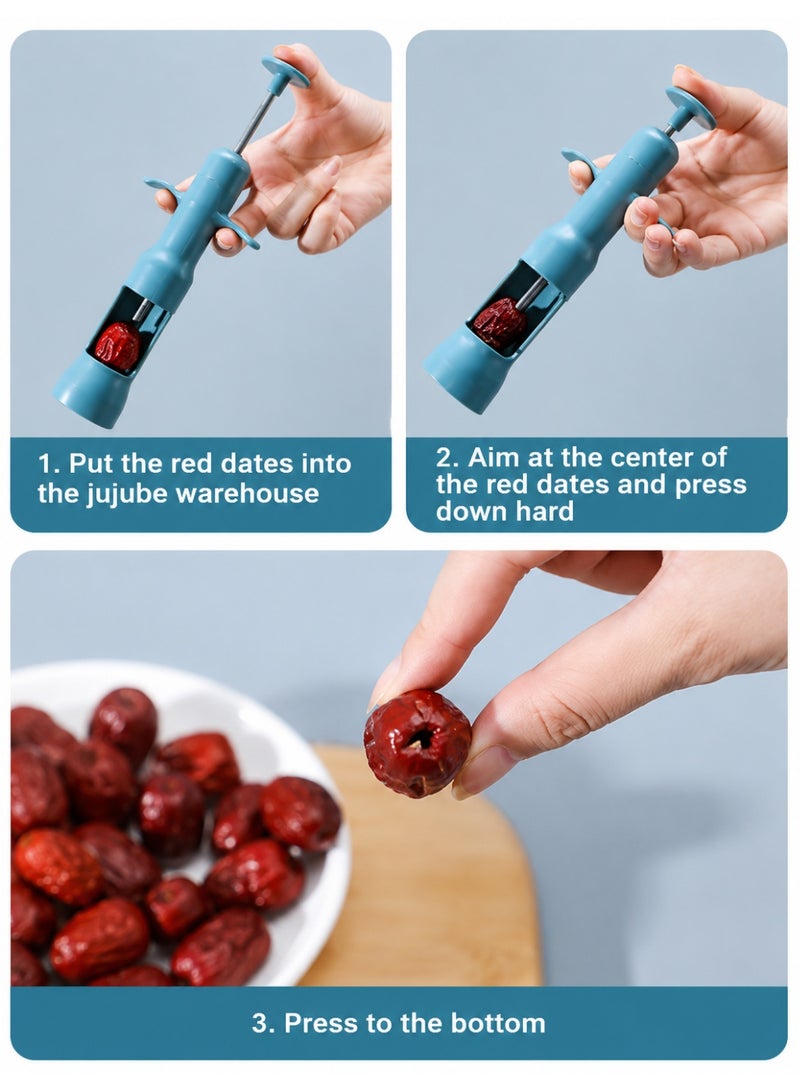 Date and olive pitting tool – a practical and easy-to-use pitter and seed remover - Image 2