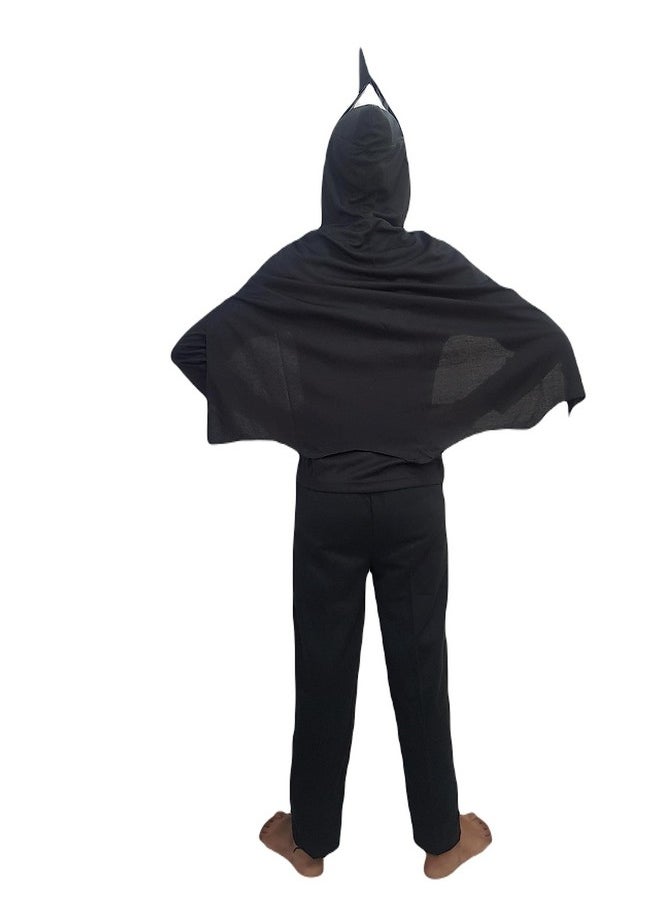 BookMyCostume BookMyCostume Black Bat Superhero Kids Fancy Dress Costume - Premium 8-10 years  - Image 4