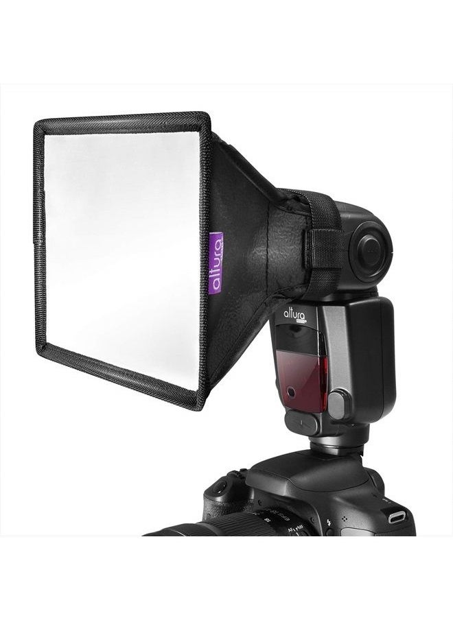 Altura Photo Flash Diffuser Light Softbox 6x5” by Altura Photo (Universal, Collapsible with Storage Pouch) for Canon, Yongnuo and Nikon Speedlight  - Image 1