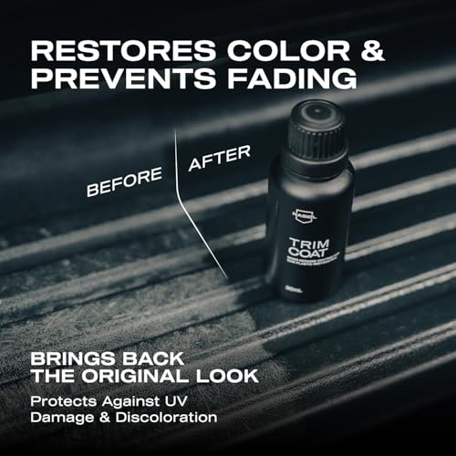 Nasiol TrimCoat Hydrophobic Ceramic Coating Kit – Plastic Trim Restorer, Restores Faded Trim to Original Color, Up to 2 Years Durability, Ultimate UV Protection, Easy Application – 1.01 oz - Image 4