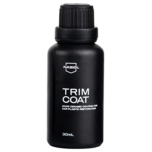 Nasiol TrimCoat Hydrophobic Ceramic Coating Kit – Plastic Trim Restorer, Restores Faded Trim to Original Color, Up to 2 Years Durability, Ultimate UV Protection, Easy Application – 1.01 oz - Image 2