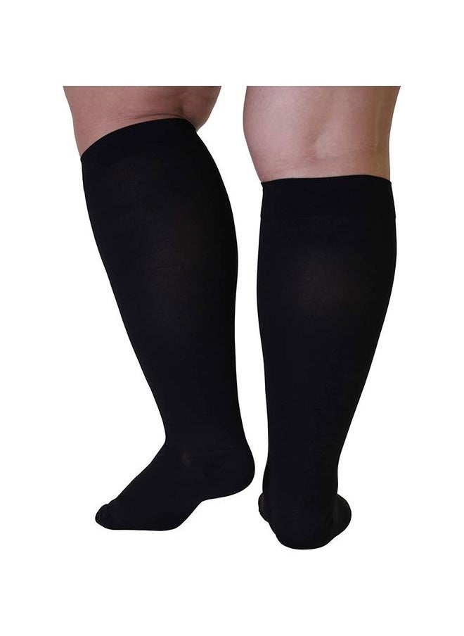 Plus Size 4/5/6/7XL Tube Stockings Plus Size Compression Stockings Anti-varicose Thrombosis Elastic Stockings