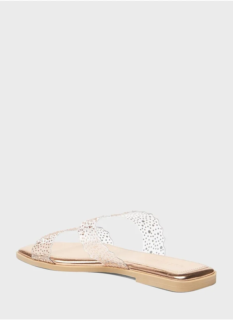 Celeste Multi Strap Flat Sandals