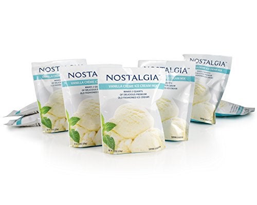 Nostalgia خلطة آيس كريم نوسالتجيا المميزة 8 عبوات 8 أونصات تصنع 16 كوارت إجمالي - Image 5