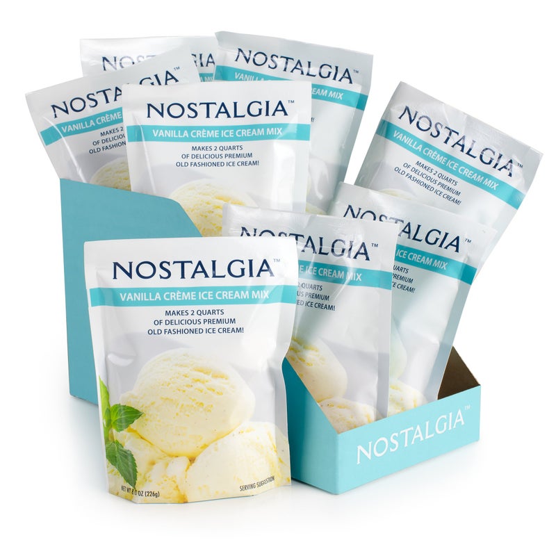 Nostalgia خلطة آيس كريم نوسالتجيا المميزة 8 عبوات 8 أونصات تصنع 16 كوارت إجمالي - Image 3