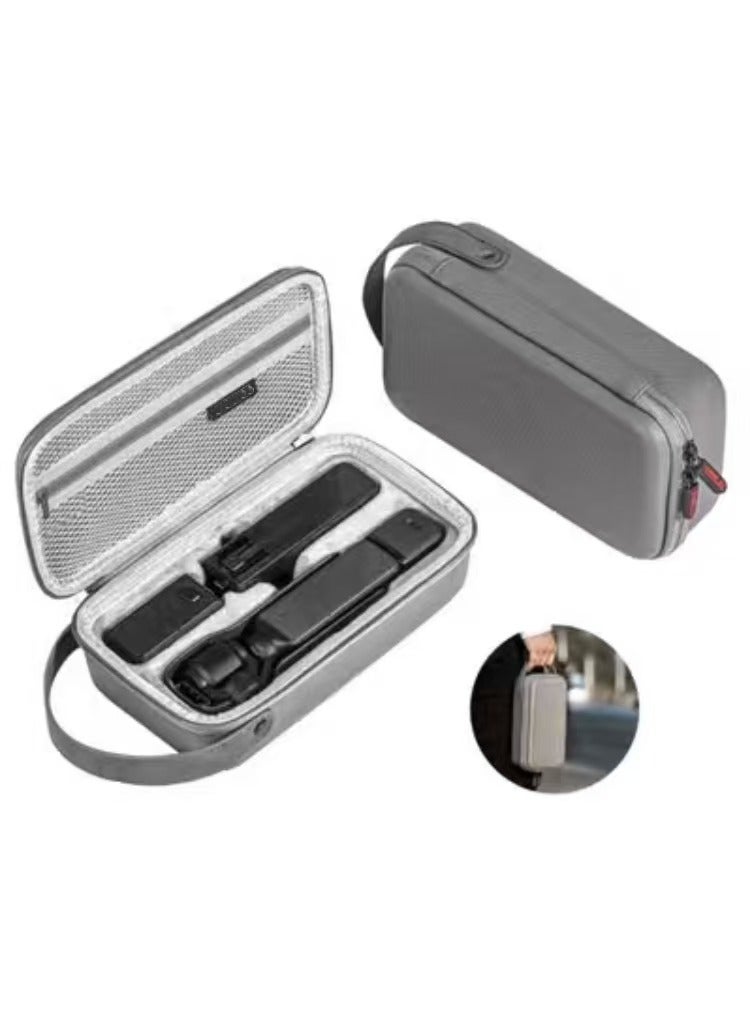 Captaintech Carry Case for DJI OSMO Pocket 3, Portable Waterproof PU Storage Bag, Store Osmo Pocket 3 Accessories - Image 1