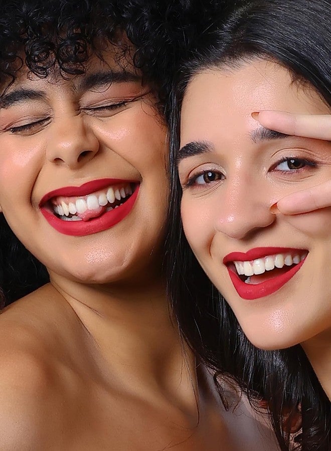 FLiCKA Set and Attack Liquid Matte Lipstick For Women| Transfer Proof, Smudge Proof, Non-Sticky, Creamy Lightweight Lipstick For Women, 09 Pro at Pout, 7ml - Image 4