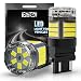 BEAMTECH Upgraded 3157 3156 LED Bulbs Reverse Lights Buildin CANBUS 6500K White Super Bright for 3056 4157 4057 3457 Tail Lights Brake Parking Signal Back Up Lights Pack of 2 - Image 2
