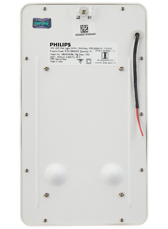 PHILIPS 10W Decorative Wall Light/Wall Lamp | Coral Integrated LED Indoor Wall Lamp | Light Color : Warm White - Image 2