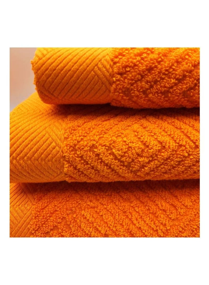 Quick drying and high water absorption luxury bath towels set 100% cotton soft and durable size 70 * 140cm sports hotel spa bathroom sensitive skin daily household use  - Image 3