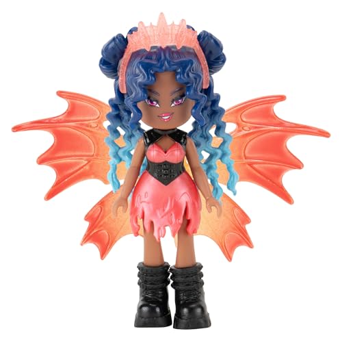 Royale High 3” Fire Fairy Fashion Doll - 1 Figure with 9 Fashion Accessories - Virtual Item Code Included - Series 1 - Ages 5+ - Image 2