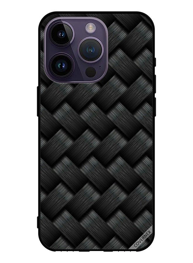 Covernex Protective Case Cover For Apple iPhone 14 Pro Dark Stripes Pattern - Image 1