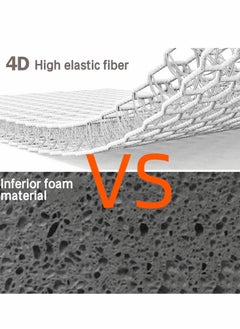 KASTWAVE وسائد حمام، وسائد هوائية شبكية 4D لحمام الاستحمام، للرقبة والكتف  - Image 3