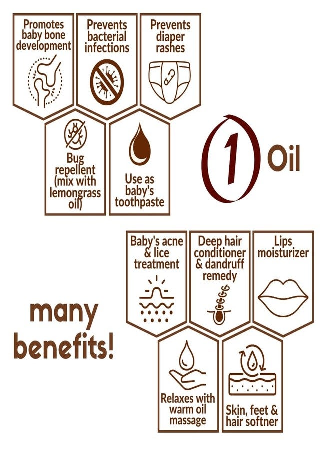 Coco Crush Natural Cold Pressed Almond & Mustard Oil Combo for Babies | Pure, Safe & Chemical-Free | Nourishing Hair & Body Massage Oil (400ml (2x200ml)) - Image 2
