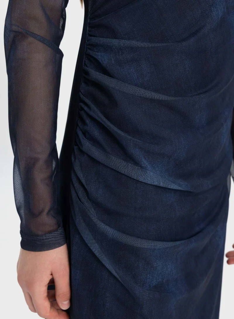 DeFacto Ruched Detail Dress