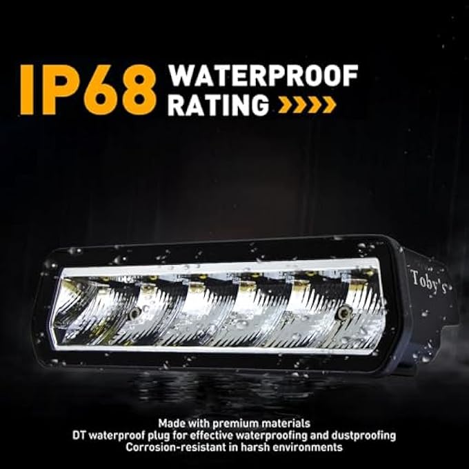 توبيز شريط إضاءة ليد 6 بوصة 30 وات 3000 لومن للقيادة على الطرق الوعرة - Image 5