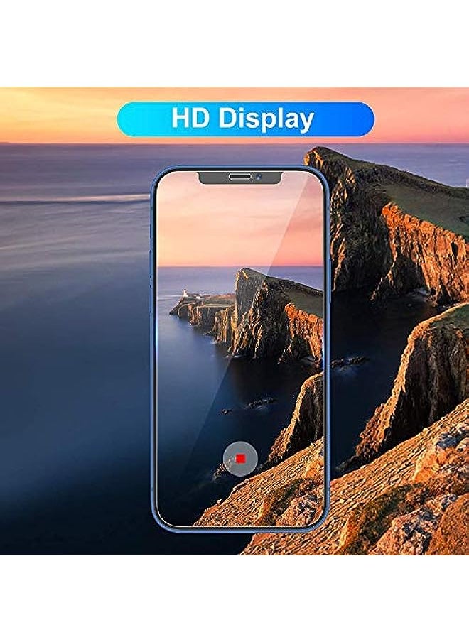 HuHa - Al-Hutrushi Screen Protector For Iphone 12, Front Back Tempered Glass Screen Protector Ultra-Thin 3D Touch Scratchproof Bulletproof Screen Protector Full Body Perfect Protective (Front & Back) - Image 1