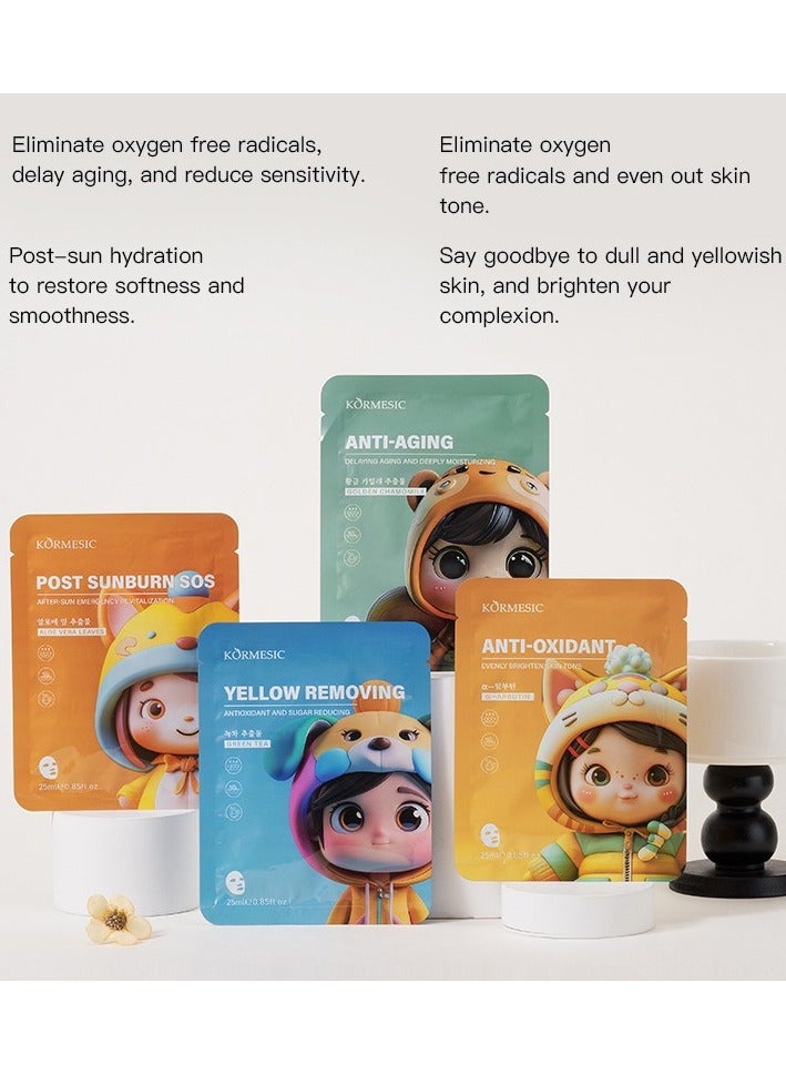 Kormesic قناع الوجه الإغاثة القطبية بعد الشمس 25 مل × 5 حزم-التبريد الفوري والإصلاح العميق - Image 3