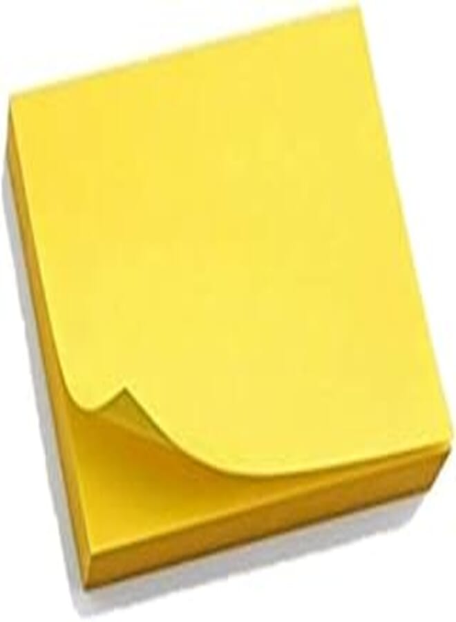 ورق ملاحظات لاصق 2*3 اصفر