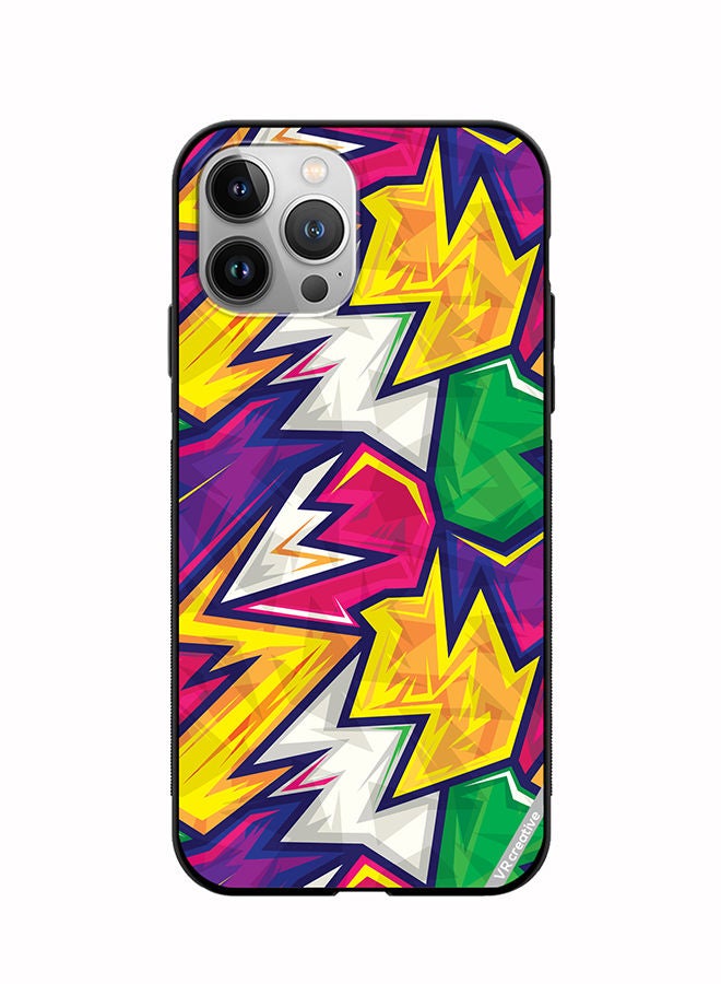 VR CREATIVE Protective Case Cover For Apple iPhone 11 Pro Max Colorful Abstract Geometric Design Multicolour - Image 1