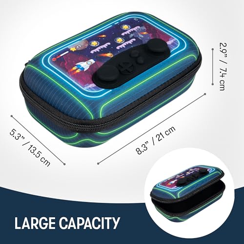 ZIPIT Gamer Pencil Case for Boys, Durable Pencil Box for School, Large Capacity Stationery Organizer Box - Image 3