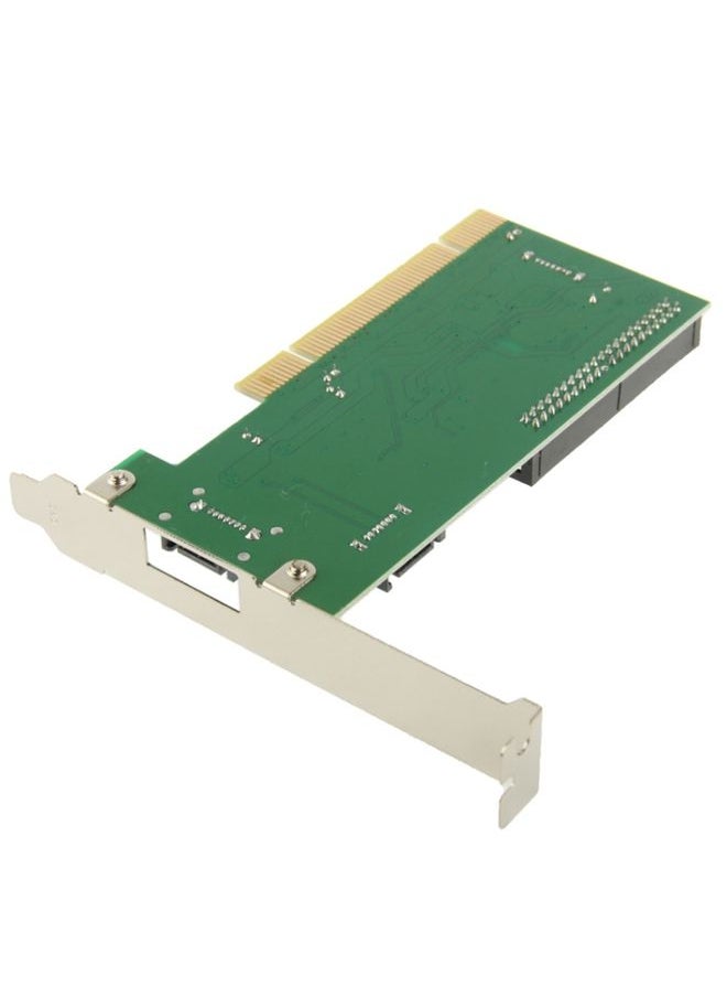BURAQ PCI SATA to IDE Serial ATA Card / Controller Card(Green)  - Image 3