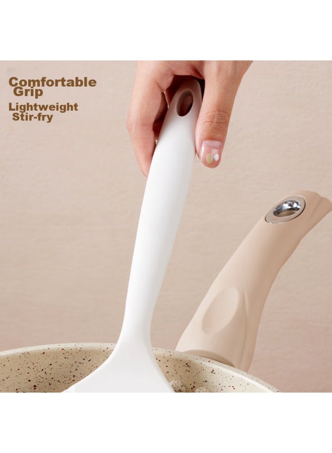 Bai Jie Baijie Silicone Spatula, Non-stick Pan Specialized Spatula, Flat Bottom Pan, Frying Pan, Tamagoyaki Spatula, Pancake Tool, Two-piece Set  - Image 4