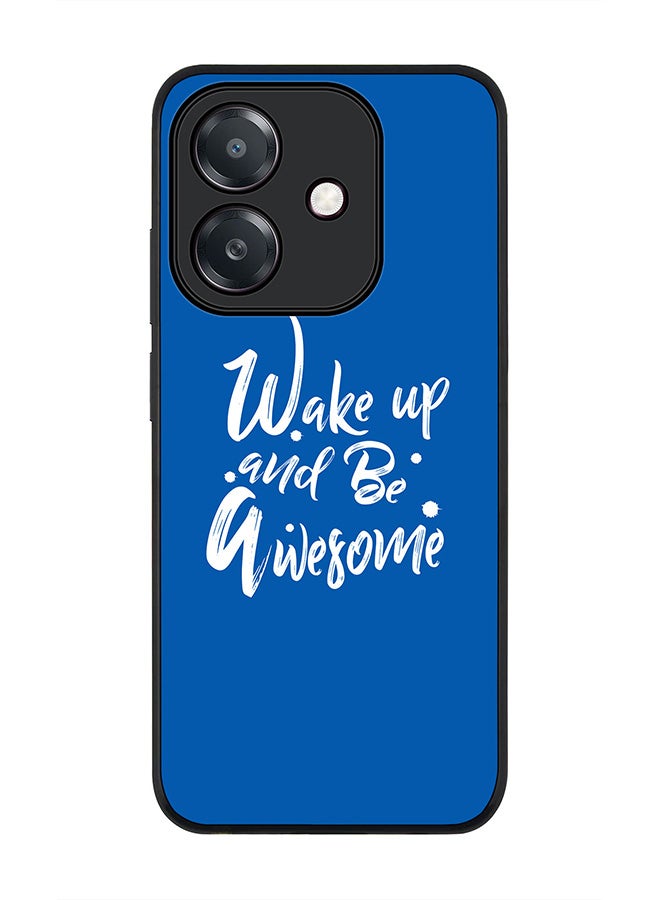 Stylizedd For Oppo A5i Case,Slim fit Camera Protection, Shockproof Thin Phone cover  - Wake up and be awesome