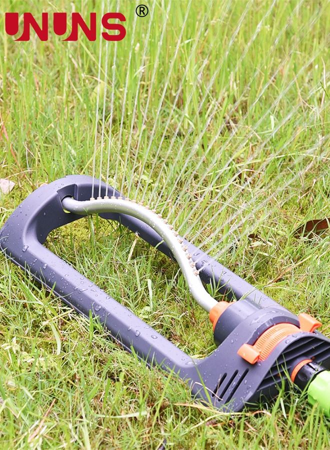 UNUNS Auto Irrigation System,180 Degree Rotation oscillating Sprinkler,Multifunction-Adjustable Garden Sprinkler For Outdoor Grass Garden Yard Lawns - Image 1