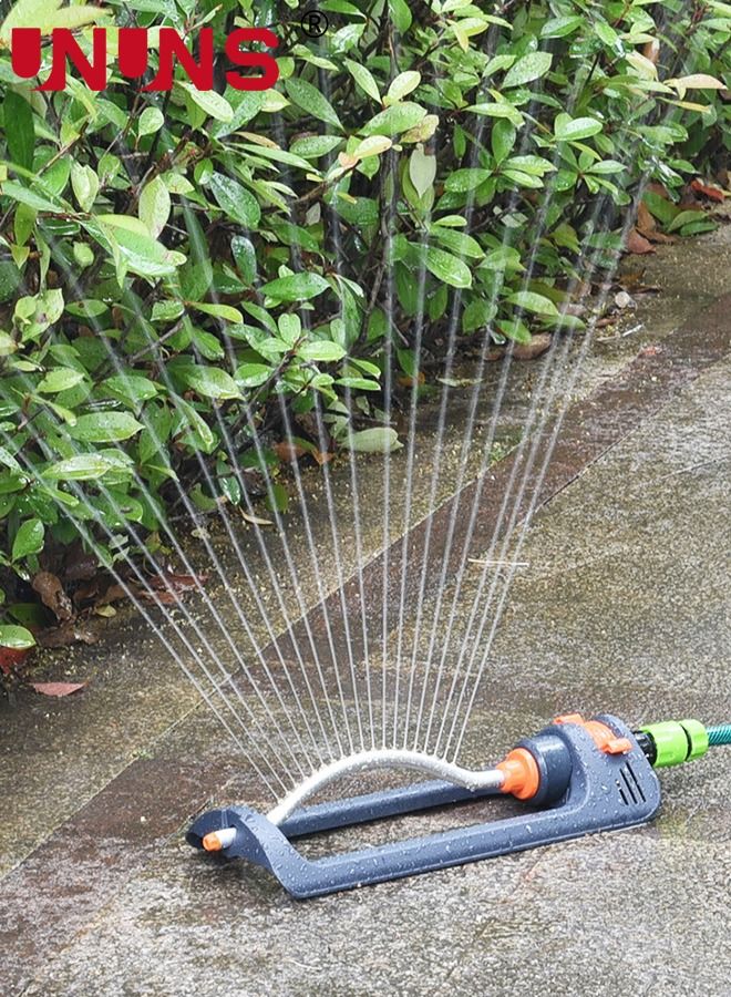 UNUNS Auto Irrigation System,180 Degree Rotation oscillating Sprinkler,Multifunction-Adjustable Garden Sprinkler For Outdoor Grass Garden Yard Lawns - Image 5