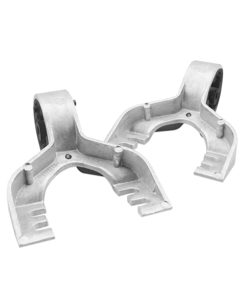 JUQAFY Exhaust Hanger Bracket, 2Pcs, Silver, Metal and Rubber, Chassis Mount, Fit for Ford Escape 2013-2019 - Image 1